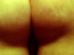 dawnskye1962 flashes her huge curvy ass and hairy pussy in retro update curves everywhere