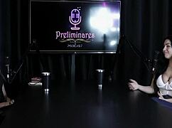 anabele nogueira's sheer red lingerie got him moanin for spanish tits 😍🔥