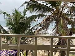 ebony wife, wanna see that pussy flash at the beach house?