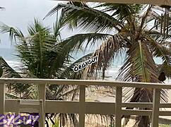 ebony wife, wanna see that pussy flash at the beach house?