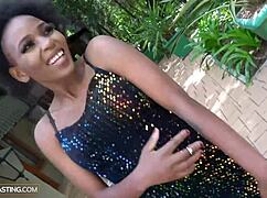 I love this ebony babe's sloppy deepthroat cowgirl ride!