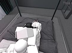 European Dude Pounds Italian Girlfriend's Pussy Hard In Roblox Game