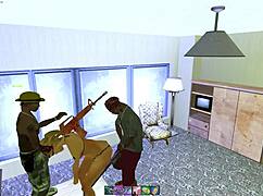 Prostitute Tainara joins huge orgy with King BGO special guest bang