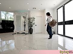 Schoolboy Returns To Horny Stepmom In Lingerie Begging For Action