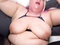 curvy lucy gets her first bareback pounding bent over, blonde bbw blasts natural tits