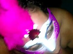 Curvy amateur babe nails deep throat perfectly