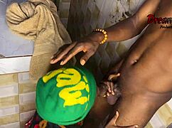 Kitchen lovers' creampie session – ever wonder what happens next in full video?