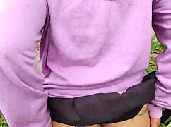 Damn got wildly horny flashing risky in public crowds