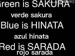 Sakura Hinata JOI Teases Your Cock in Spanish