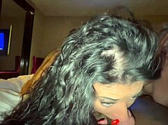 Curvy brunette milf squirts sloppy from bbc doggystyle pounding