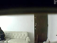 spy cam catches ebony's secret blowjob cum thrill and hidden desire