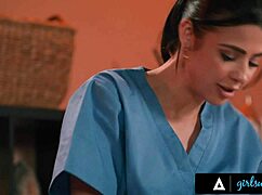 kylie rocket massages braylin bailey into passionate girlsway encounter