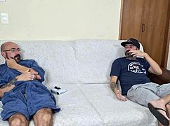 prank blindfolds wife then friend sneaks in to bang her 😏🔥