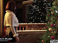 tushy beauty eve sweet lures clemence audiard and boyfriend into anal chalet threesome