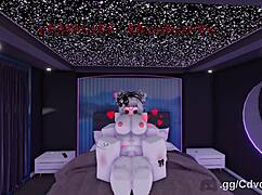 ROBLOX CONDOS sex with stranger: big cock rides my tits and ass