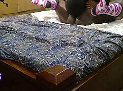 amateur milf slave gets juicy shaved pussy licked raw in first backstage bedroom scene!