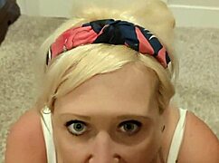cheri bangz blows stepdad cock deep, swallow all??