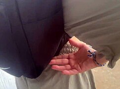 met this pierced tattooed girl at bus stop and tongue fucked her wet pussy right there