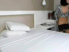 Behind Scenes Prep with Lingerie-Clad Latina Ninfeta Duda Pimentinha Teases Deepthroat