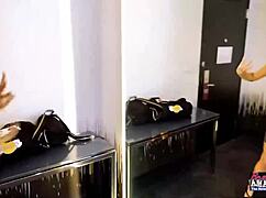 PAMELA MORRISON RIPS CLOTHES STRIPS AND SUCKS HUGE COCK DEEP!