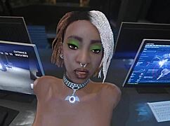 gta v parody delivers pov desk fuck with imani