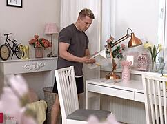 Wow Mia cheers through wild anal 3some cowgirl cumshot doggystyle compilation!