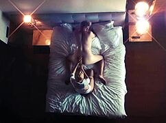 I spy on skinny wife mistress fisting slave's ass in hidden femdom fantasy