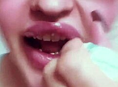 i'm the nude lipstick goddess making your cock throb hard