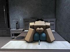 rough roblox demon babe takes monster cock anal creampie doggystyle cowgirl ride