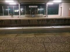 so there i was bent over at the train station fucking a stranger's cock outdoors