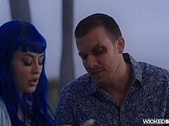 Jewelz Blu gets favored in wild fuck scene from Clout episode 2, shy teen pornstar kisses and fucks hardcore