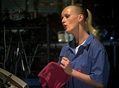 damn sleuth forces hot mechanic's tight pussy and ass into deep fuck fest