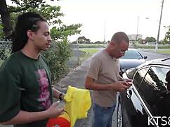 😈 shemale with monster cock gets assfucked and gaped pov 👅