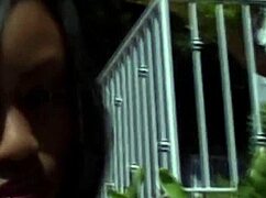 ebony beauty flaunts her massive natural tits