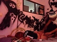 i ride gardener's monster black cock hard in garden when home alone curvy latina style