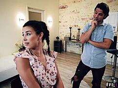 Evil Katie Morgan Tricks Naive Teen Kylie Rocket into Losing Virginity