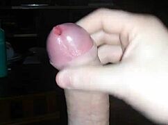 wanna see this tranny stroke her cock till jizz explodes everywhere?