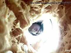 i love abigail mac's halloween pussy tease solo