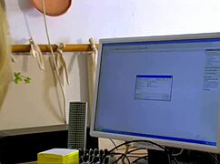 secretary's fat ass takes monster cock anal pounding cumshot