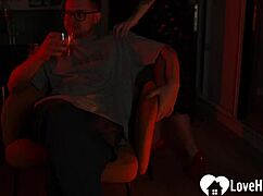 our romantic night turns into rough redhead pussy slamming with massive cock orgasm