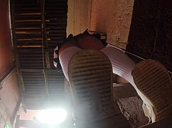 professor sneaks intense upskirt peeks at plump mexican plumber asses