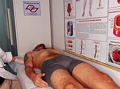 Monster Erection Bursts In Front Of Busty Nurse Now!!