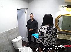 Bruno ties up Bethany bangs her hard with monster cock CFNM