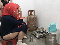 indian desi girl joins teacher student classroom session