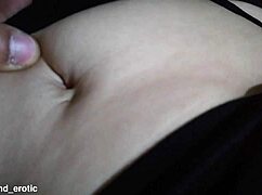 Intense belly button fingering