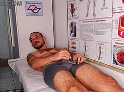 Monster Erection Bursts In Front Of Busty Nurse Now!!