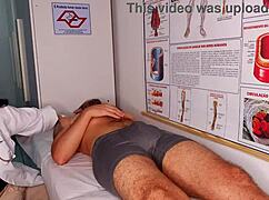 Monster Erection Bursts In Front Of Busty Nurse Now!!