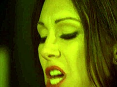 brunette milf with big tits rides monster cock hard