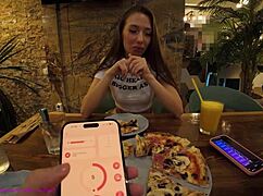 took control of vibrator on date. multiple orgasms?