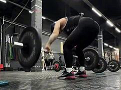 my usual crossfit workout keeps me sweating and strong